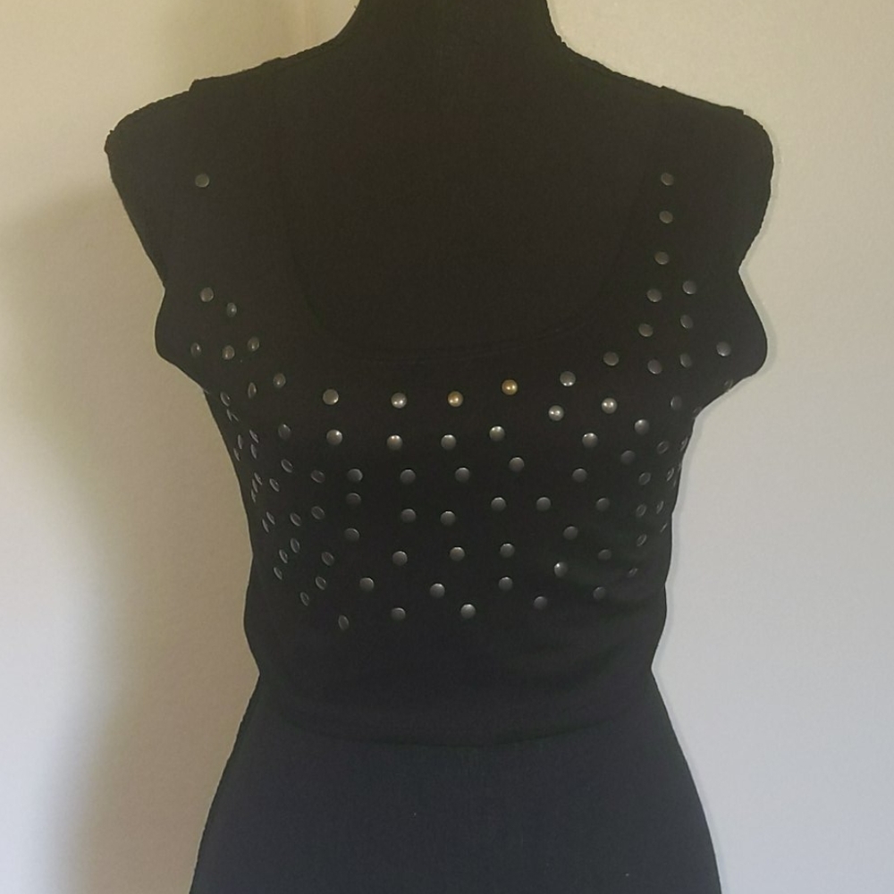 Studded Crop Top